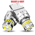 Set of 10 LED Turn Signal Reverse Bright White Bulbs 3157 3156 3457 for Vehicles