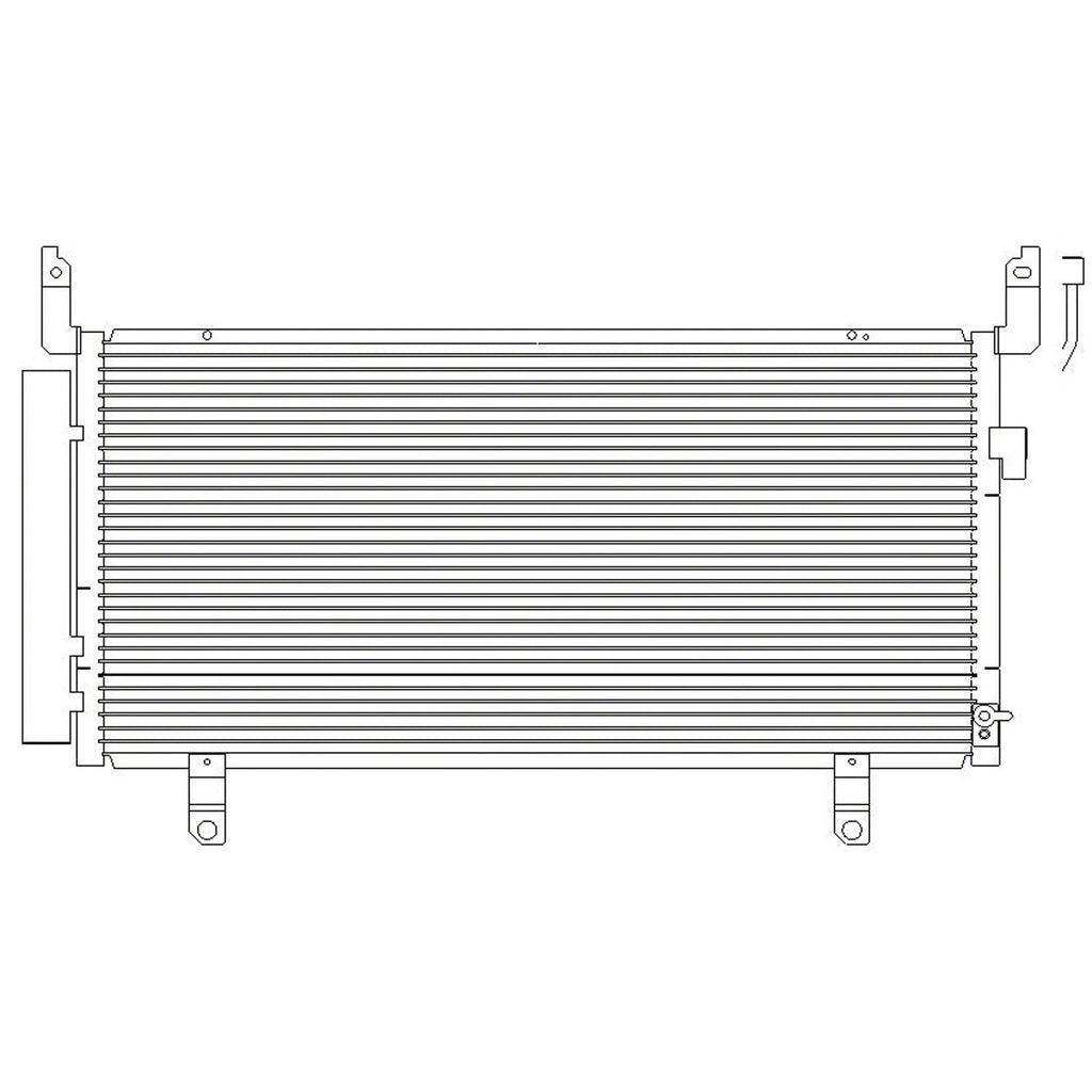 Replacement A/C Condenser Repair Part For 2014-2018 Subaru Forester