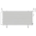 Replacement A/C Condenser Repair Part For 2014-2018 Subaru Forester