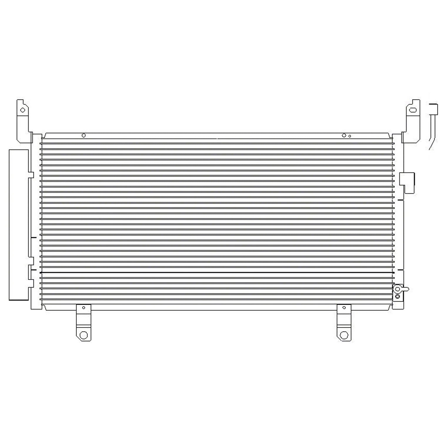 Replacement A/C Condenser Repair Part For 2014-2018 Subaru Forester
