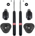KYB Front Strut Cartridges Mounts Bellows Kit for Lexus ES 250 (1990–1991)