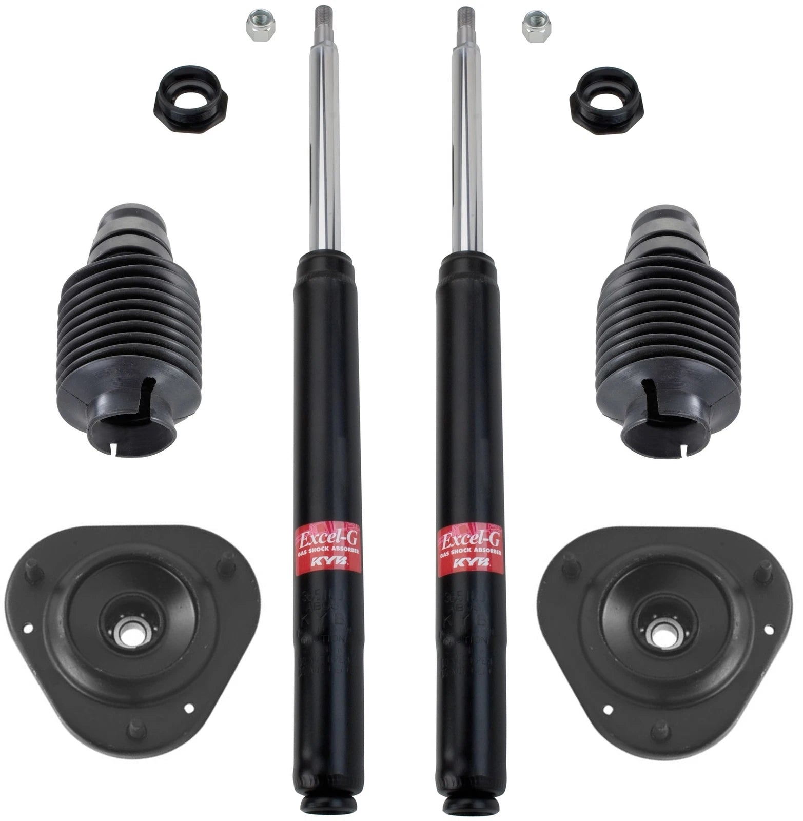 KYB Front Strut Cartridges Mounts Bellows Kit for Lexus ES 250 (1990–1991)