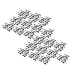 100x Bumper Rivet Retainer Clip for Chrysler Jeep (Fits 6506007AA)