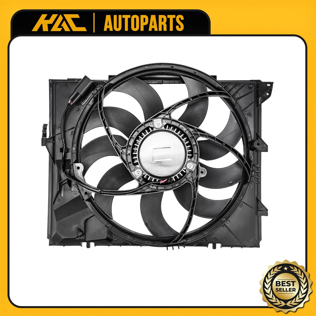 Radiator Cooling Fan Plastic Copper for BMW 3 Series (2006–2013)