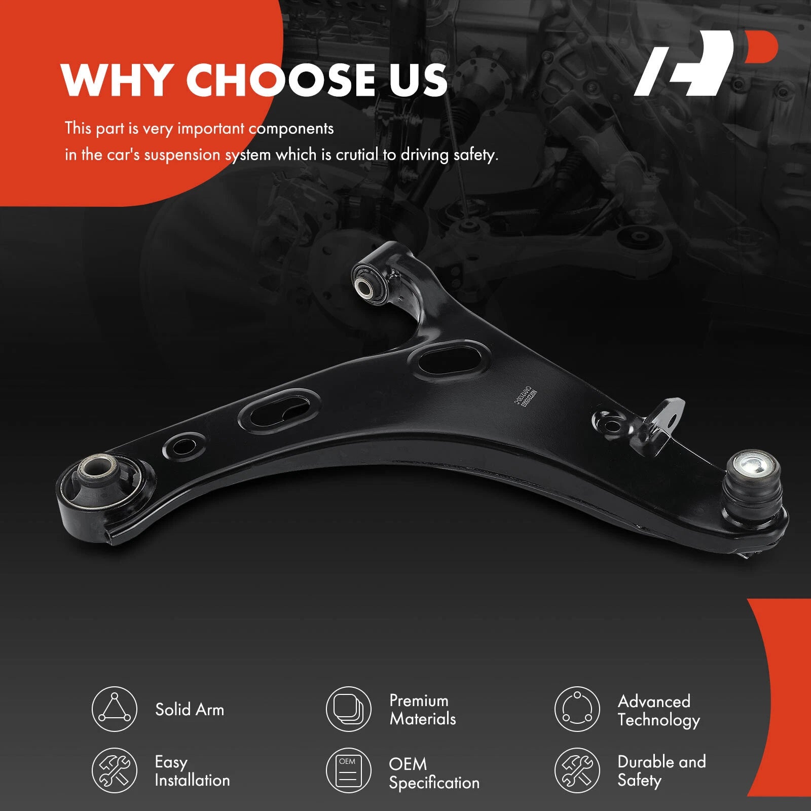 Front Right Lower Control Arm with Ball Joint for Subaru Forester