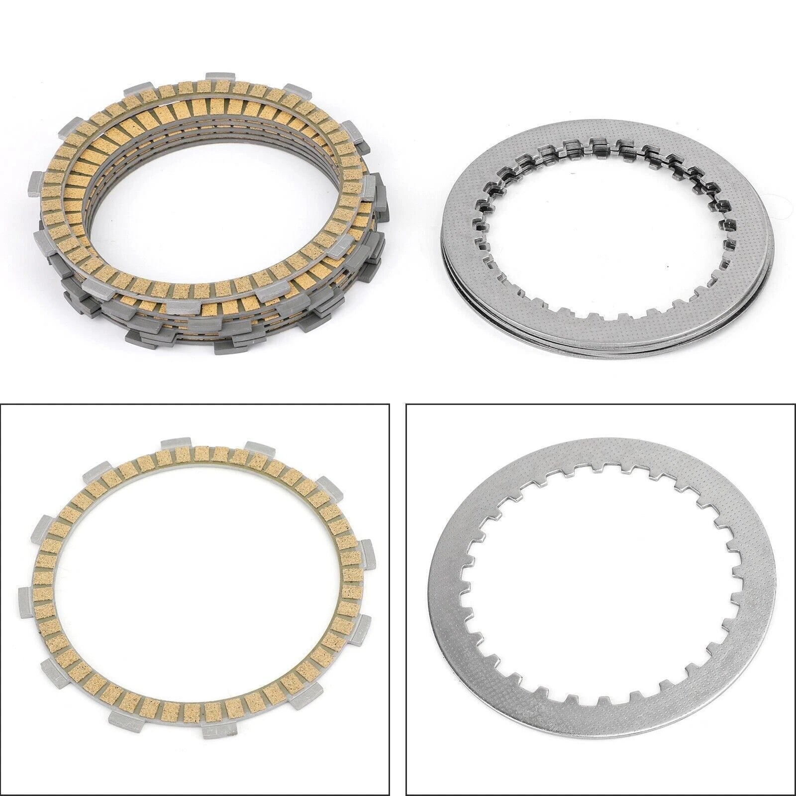 Clutch Plate Kit Friction & Steel for Honda CB CBX CBR 400 500 600 (1992–2018)