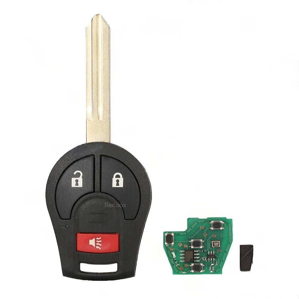 3 Button 433MHz Remote Key for Nissan X-Trail T31, Tiida, Micra (2007–2014)