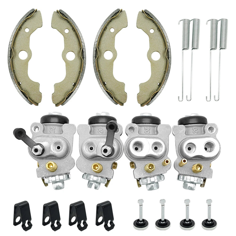 Front Brake Wheel Cylinders & Shoes Pin Kit for Honda Foreman 400 TRX400FW (1999–2003)