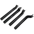 Black Rear Swingarm Tube Covers for Harley Heritage Softail Classic (2000-2011)