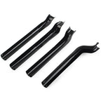 Black Rear Swingarm Tube Covers for Harley Heritage Softail Classic (2000-2011)