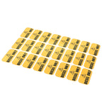 Diesel Only Sticker Labels for Tractors (Yellow)