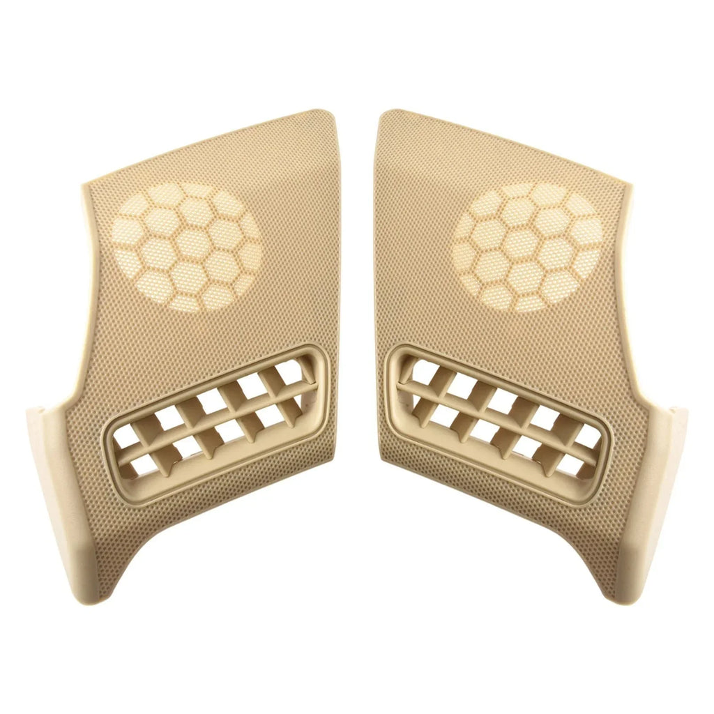 Speaker Cover 2 x Beige Plastic Left & Right for Mercedes W210 (1995–2003)
