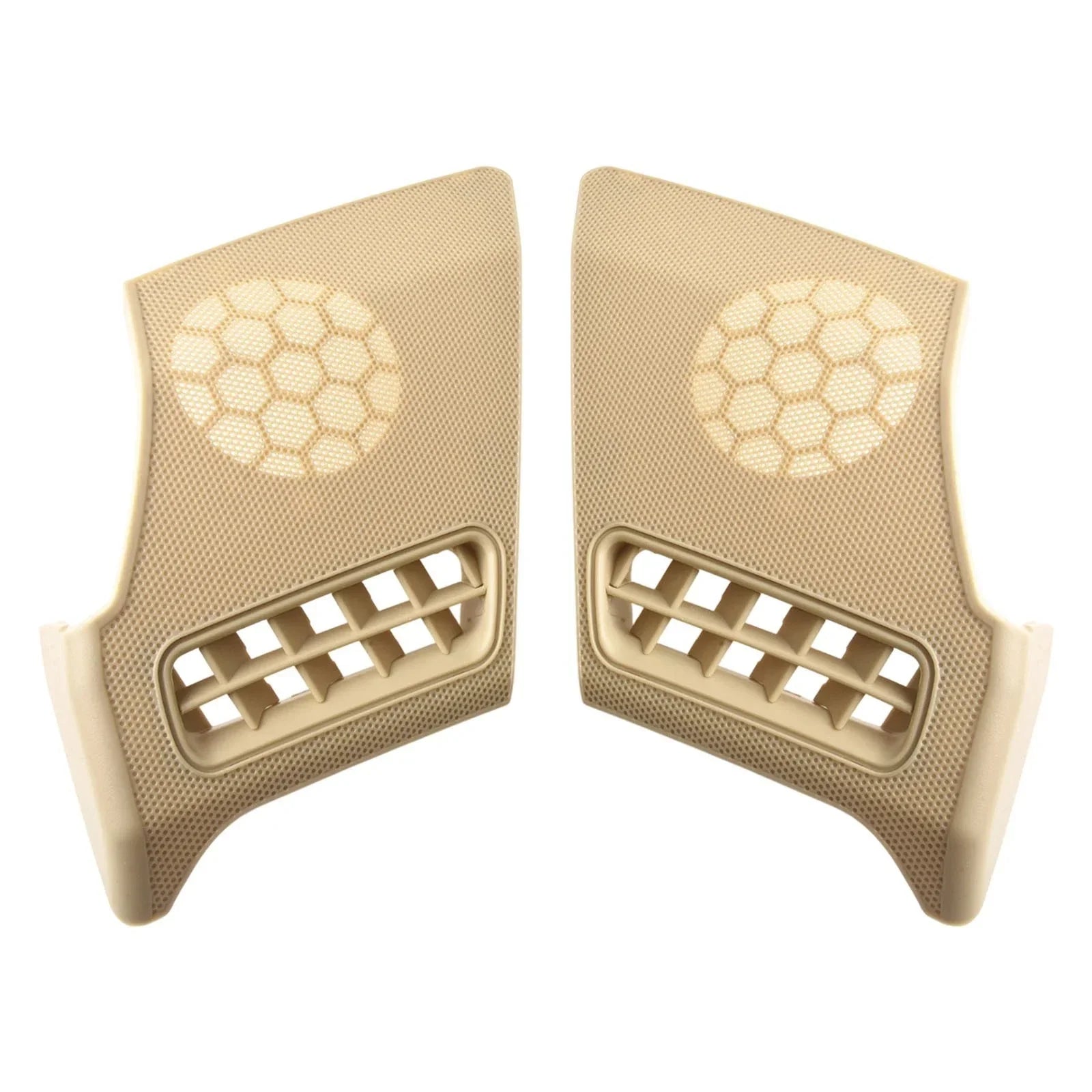 Speaker Cover 2 x Beige Plastic Left & Right for Mercedes W210 (1995–2003)
