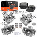 Front & Rear Brake Pad and Brake Caliper for Scion xB (2008–2015)