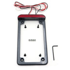 3" LED Signal Brake License Plate Frame for Honda/Suzuki/Yamaha/Kawasaki/Harley