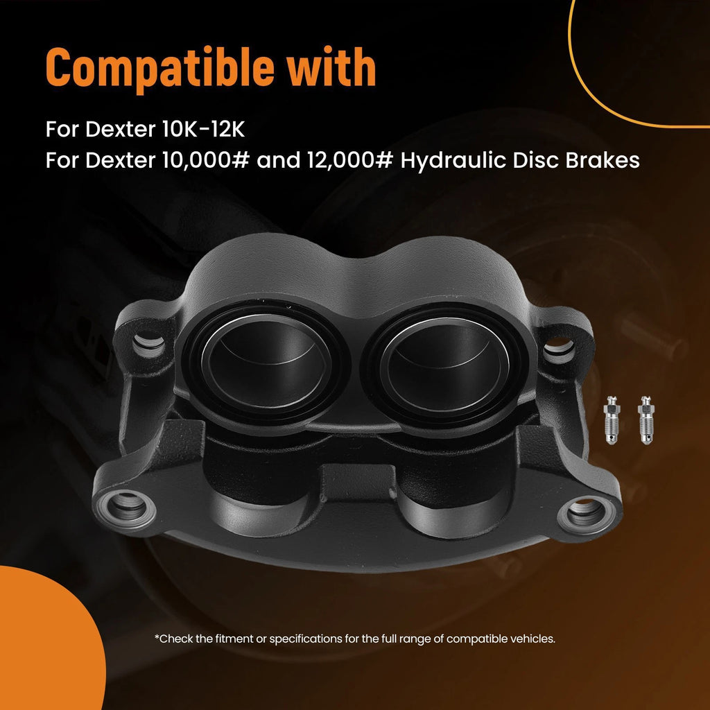 Disc Brake Caliper for Dexter 10K-12K Hydraulic Disc Brakes (089-002-02) Black