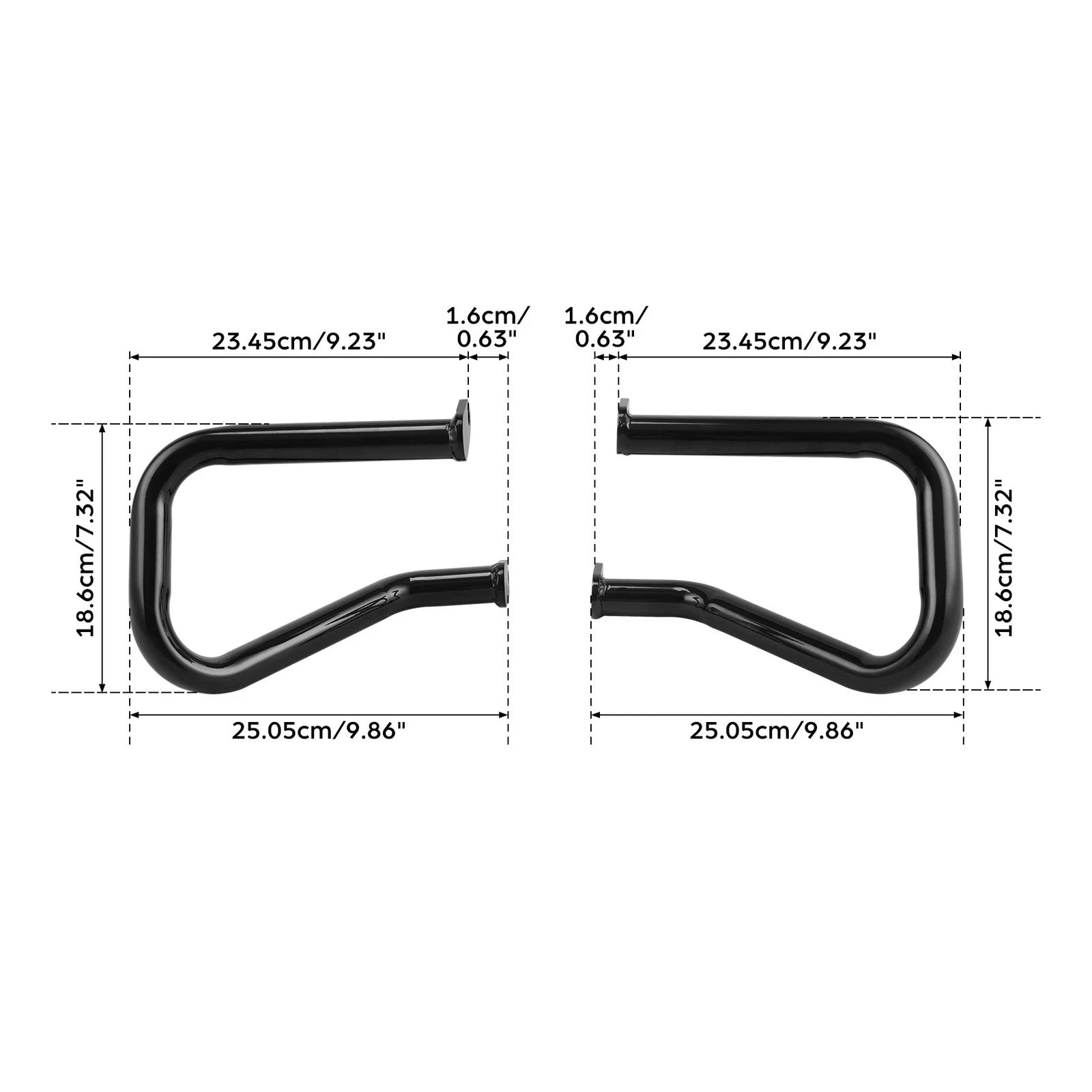 Saddlebag Support Guards Rails for Harley Sport Glide (2018–2024), Street Bob (2025)