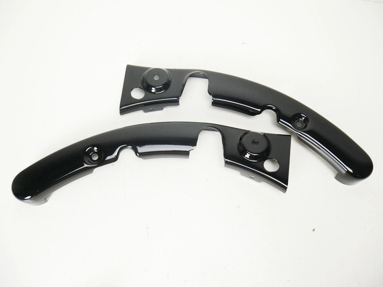 Rear Fender Strut Frame Covers for Harley Touring (2009–2013) - Black OEM