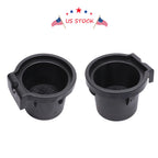 Set of 2 Front Console Cup Holder Inserts for F-150 Expedition Navigator (2005-2019)