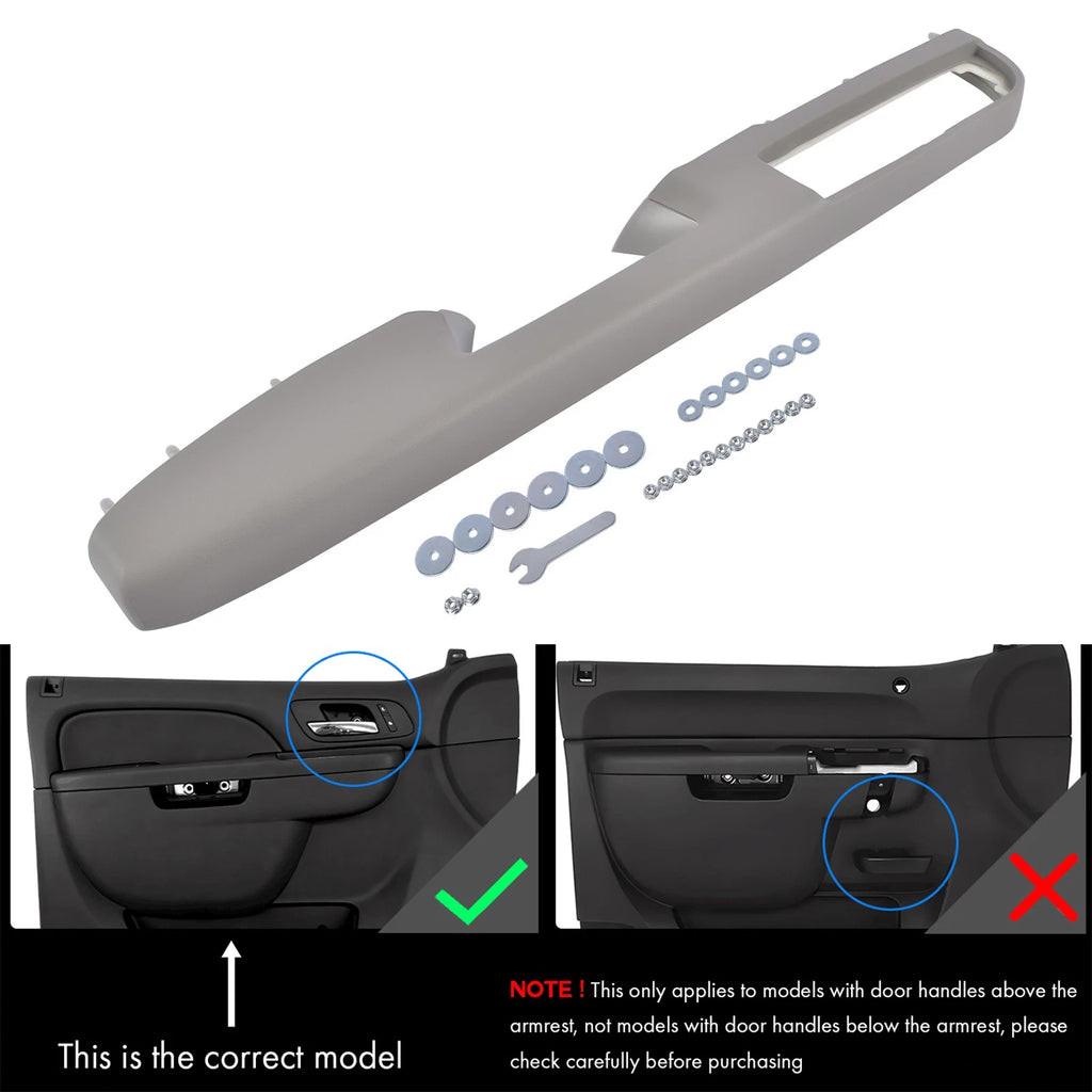 Driver Left Door Panel Handle Armrest for Tahoe Silverado (2007–2014)