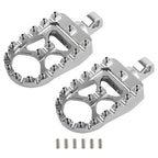 CNC Wide Fat Footpegs for Harley (360° Rotating, Chopper, Bobber Style)