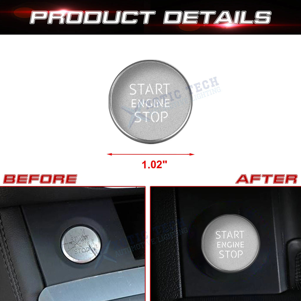 Keyless Engine Push Start Button Cover Trim for Audi A4 A5 (2009-)
