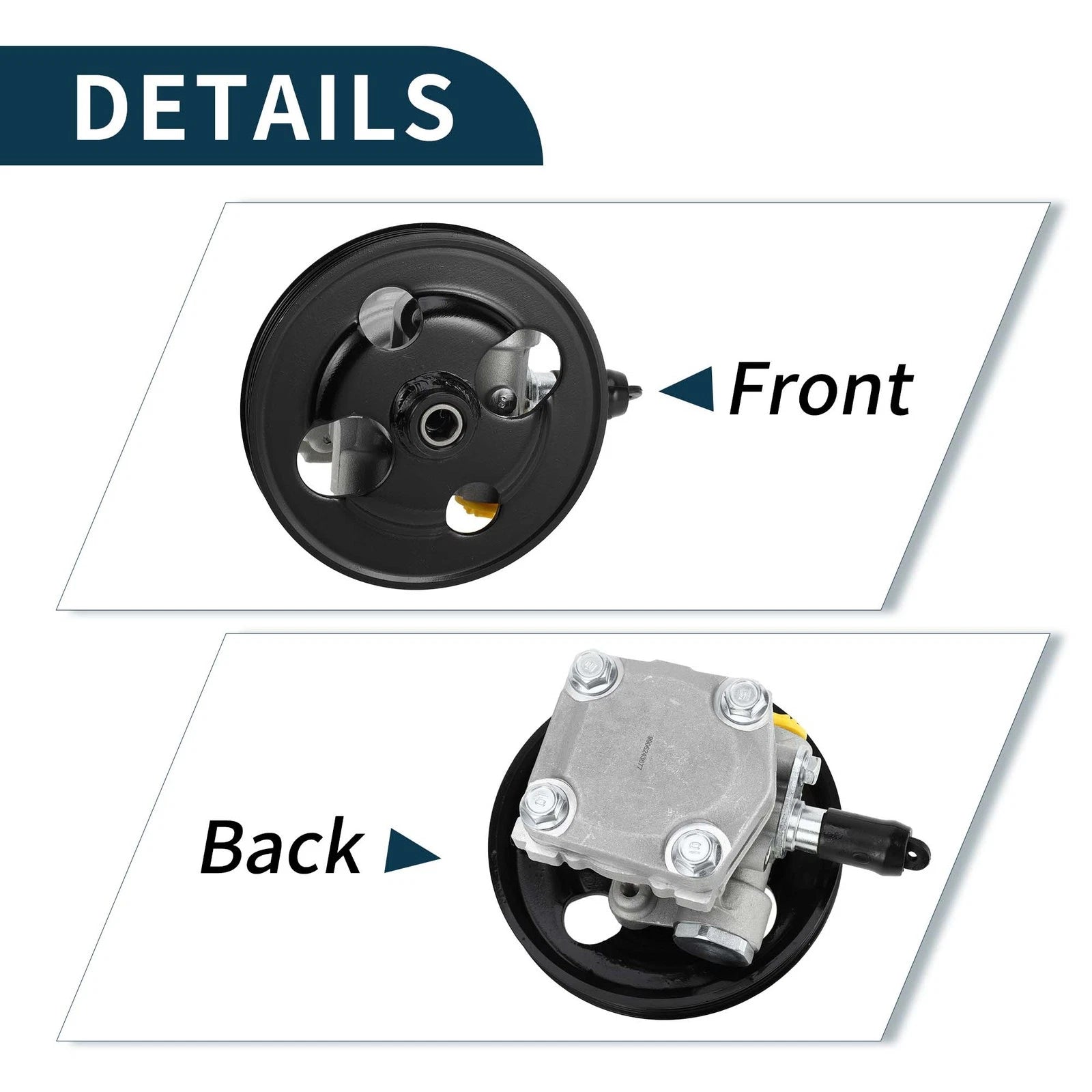 Power Steering Pump with Pulley for Chevrolet Tracker (2001–2004) No.49100-65D30