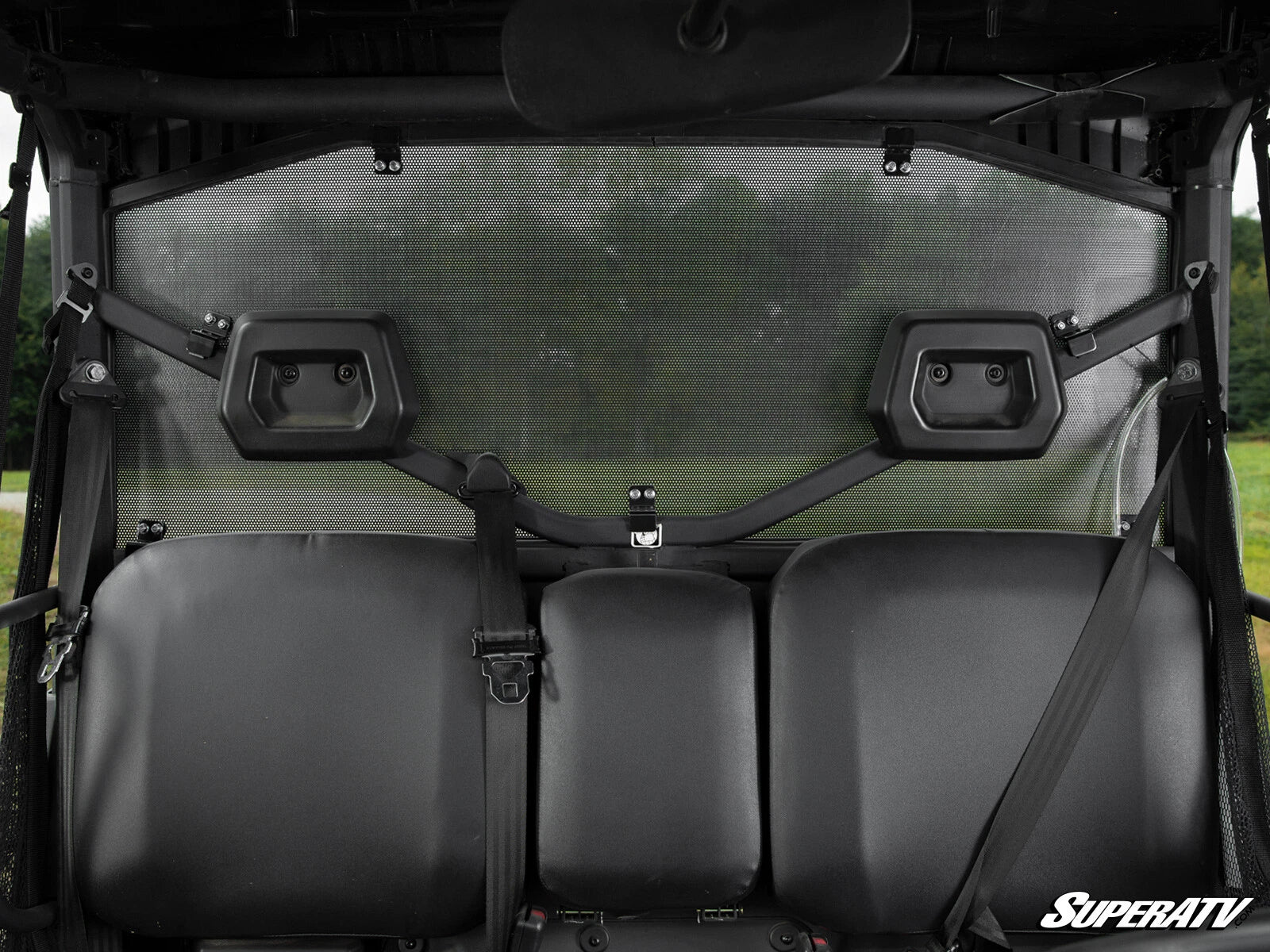 Rear Printed Windshield for Can-Am Defender (2016–2023) - American Flag