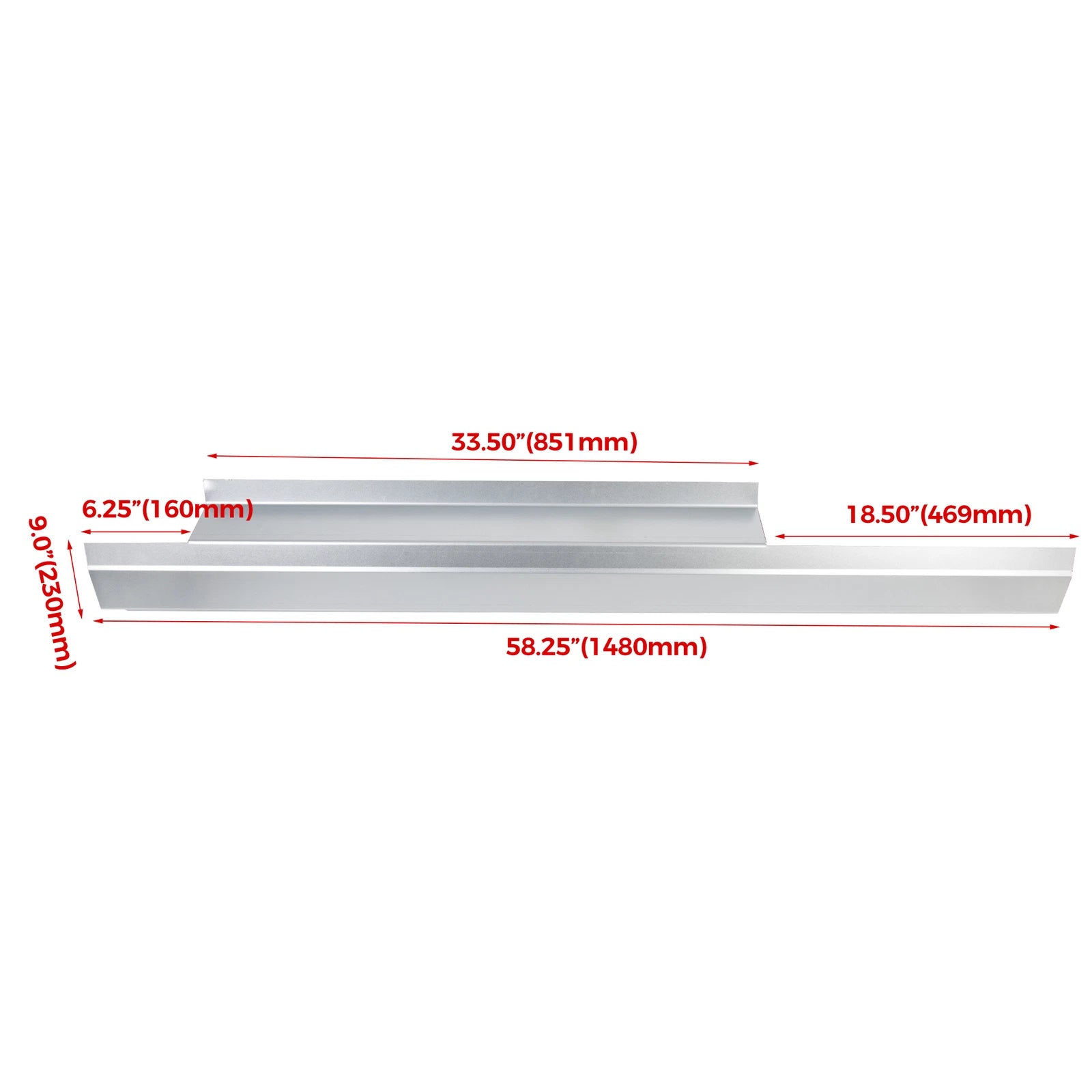 Rocker Panel & Cab Corner for Chevy Silverado 1500 (2007–2013)
