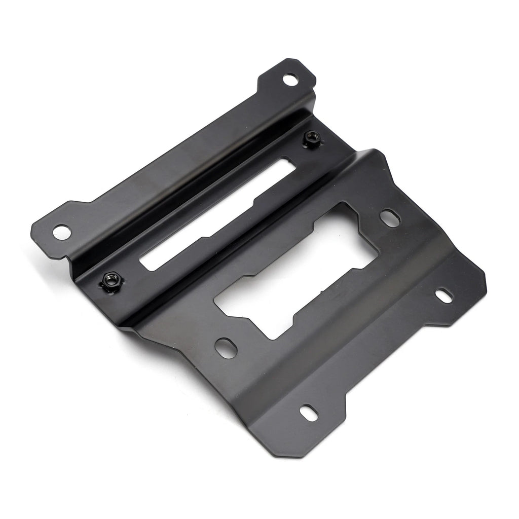 Black Aluminum Top Rack Carrier Luggage Plate for Tiger 850 Sport (2021–2024)
