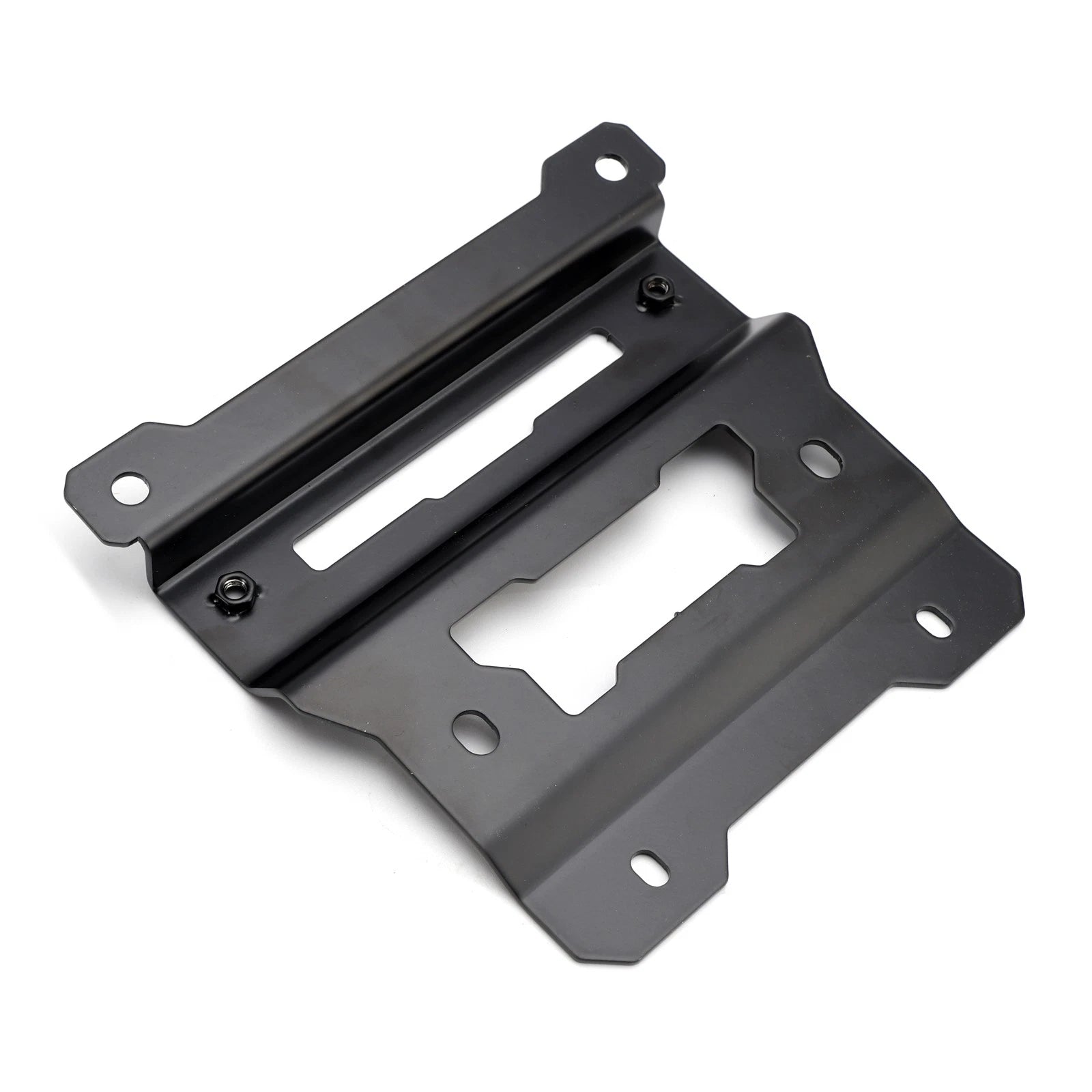 Black Aluminum Top Rack Carrier Luggage Plate for Tiger 850 Sport (2021–2024)