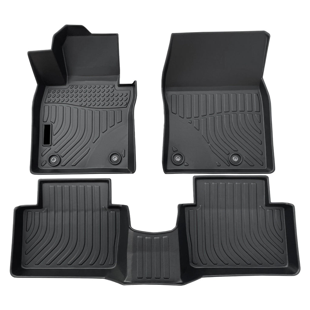 Set of 3 TPE Rubber All Weather Floor Mats for Mazda 3 (2019–2025)