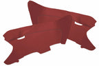 Rear Insert Door Panel Cover Leather for Toyota Avalon (2013–2018) Red Black Stitch