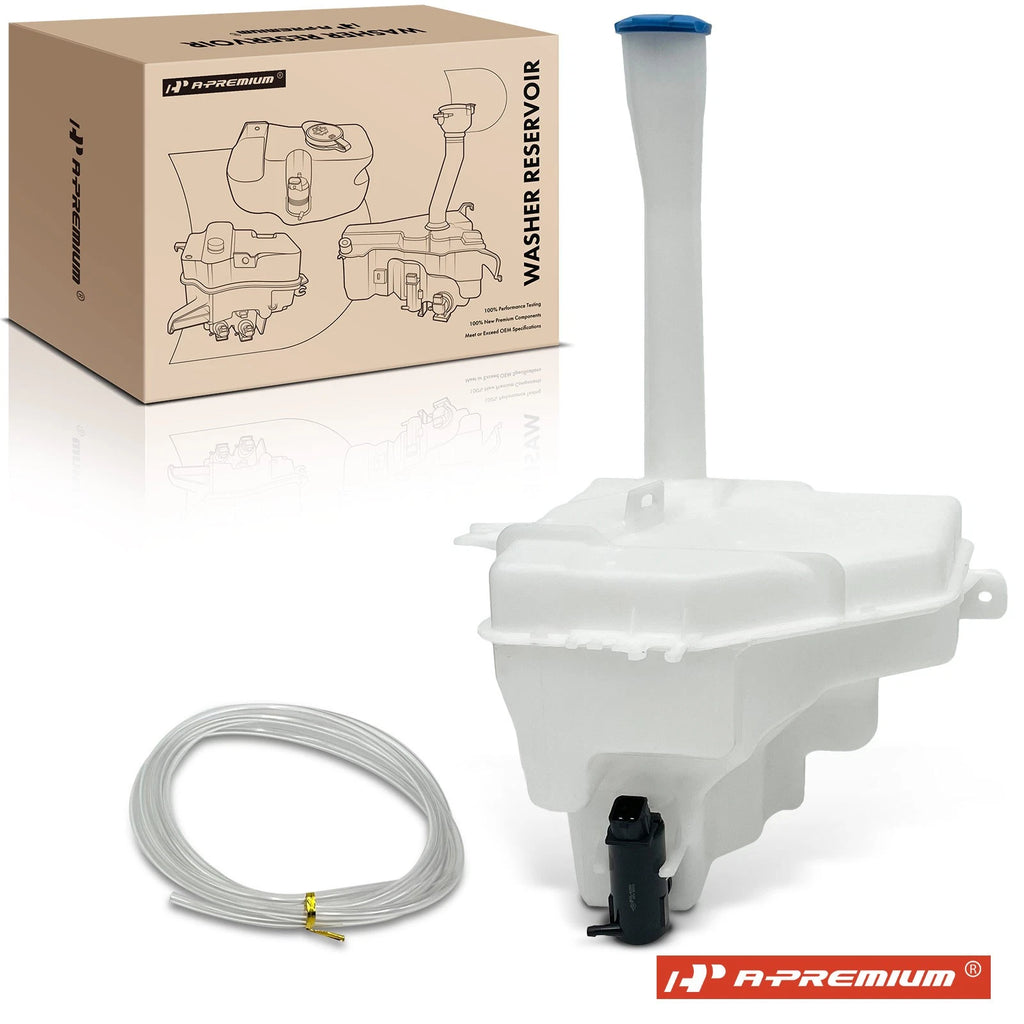 Washer Reservoir with Pump & Cap for Kia Forte (2010–2014)