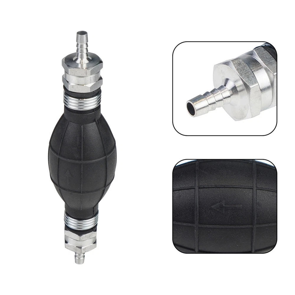 Hand Oil Pump with Check Valves for 8mm Carburetors (Low Pressure)