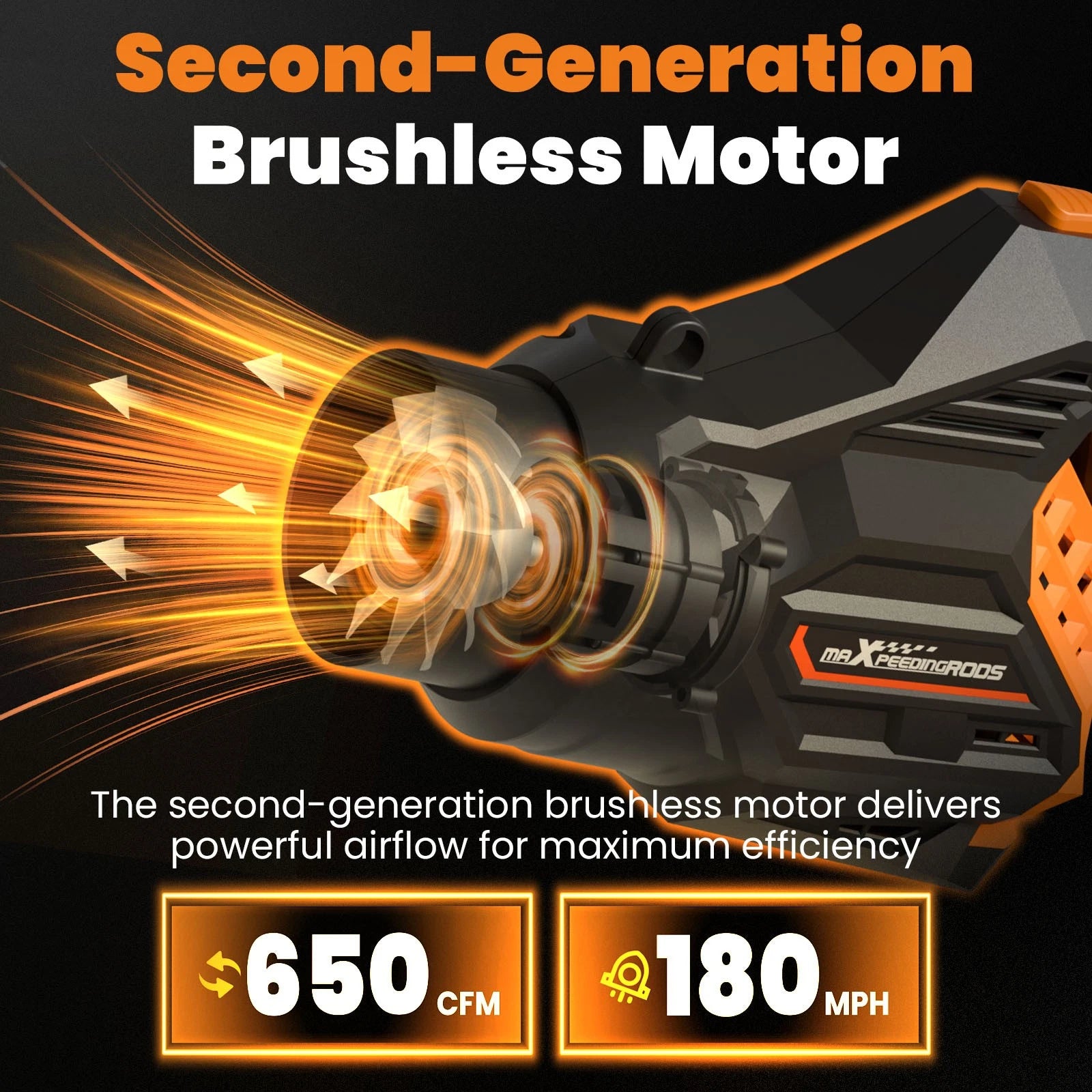 Cordless Leaf Blower with 4500mAh Battery for Lawn and Garden Cleaning