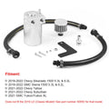 Oil Catch Can Tank Separator with Air Filter for Chevy Silverado & GMC Sierra