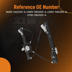Front Driver Window Regulator for Ford Focus Electric/S/SE (2012–2018)