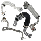 4X Turbo Oil Coolant Hose Lines for BMW X1 X3 Z4 (E84 E89)