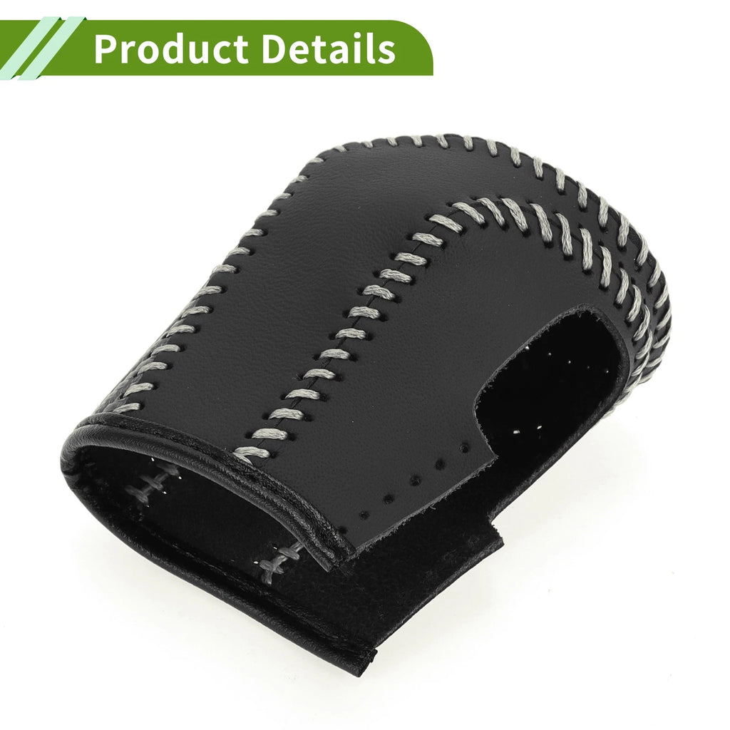 Car Gear Shift Knob Cover for Honda Civic (2016–2021) Black Carbon Fiber