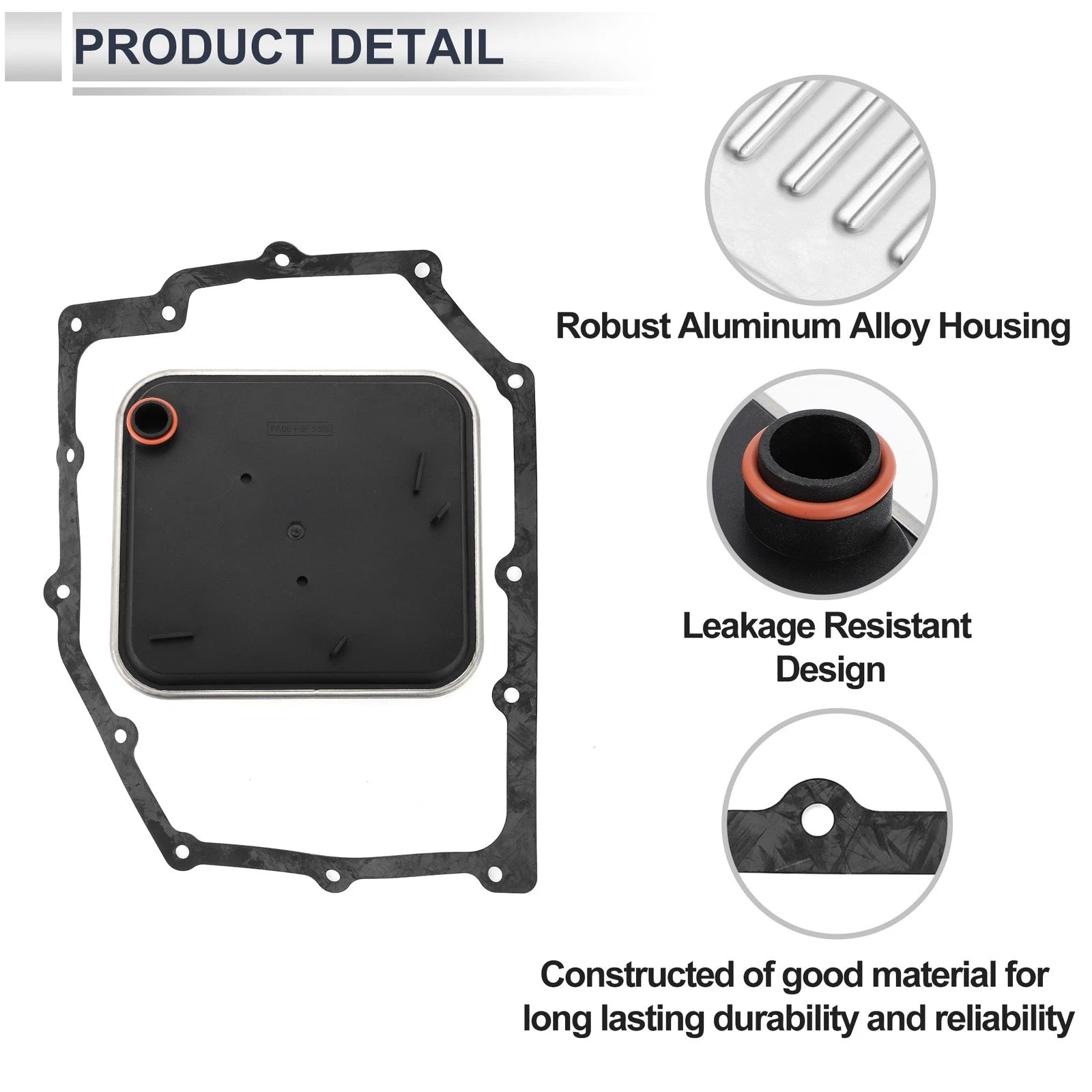 Transmission Filter Gasket Kit A606 42LE No.04796730AB for Dodge Intrepid (2001–2004)