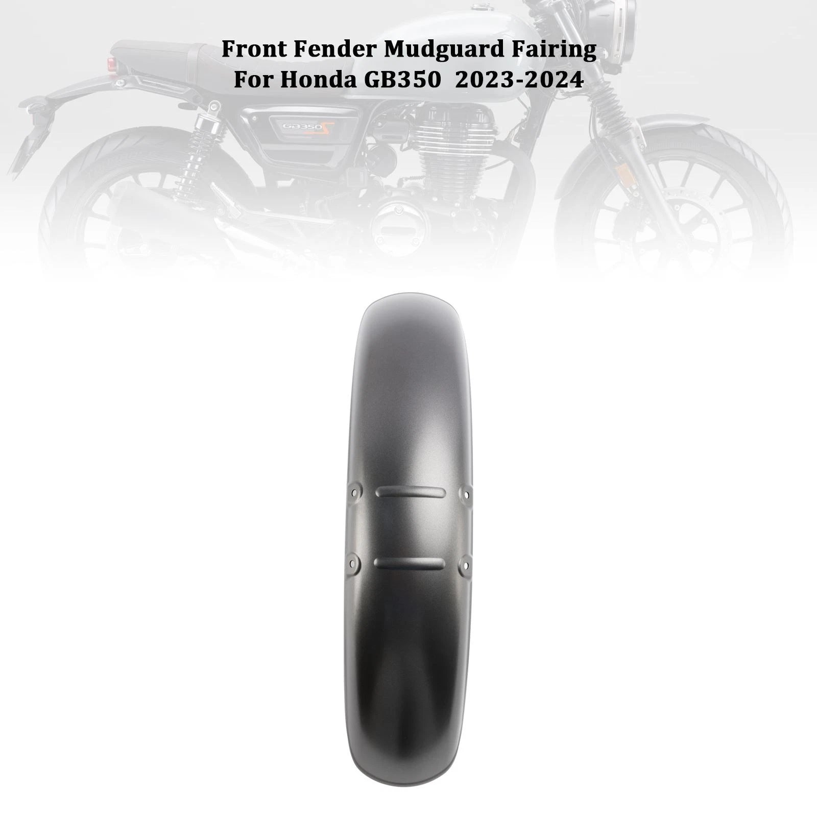 Front Fender Mudguard for Honda GB350 (2023–2024) Matt Black