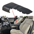 Black Leather Console Lid Armrest Cover for Lexus IS250 IS350 (2014–2017)