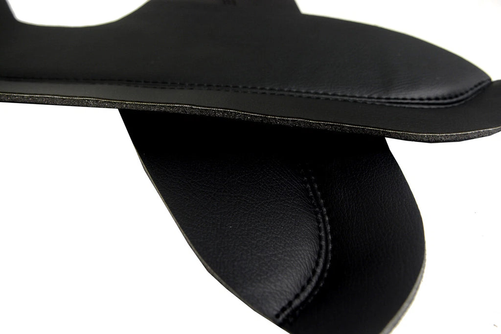 Armrest Door Panel Cover for Toyota Prius (2016–2020) Black PVC Leather