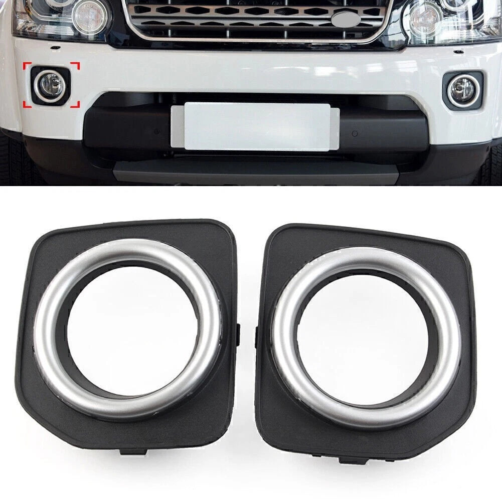 Pair Front Bumper Fog Lamp Bezel Cover Trim for Land Rover LR4 (2014–2016) LR051335