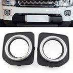 Pair Front Bumper Fog Lamp Bezel Cover Trim for Land Rover LR4 (2014–2016) LR051335
