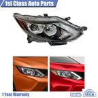Halogen Headlight Assembly for Nissan Rogue Sport (2017–2019)