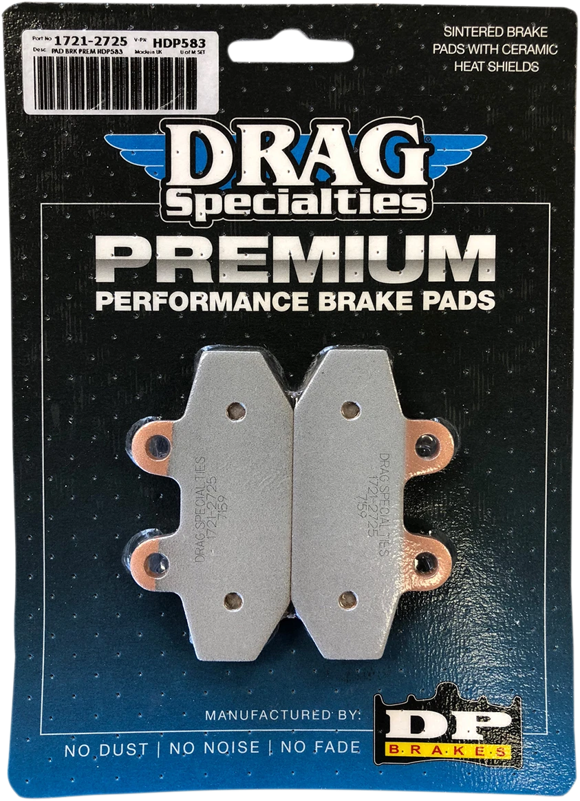 Sintered Metal Brake Pads for Harley Davidson Softail (HDP583)