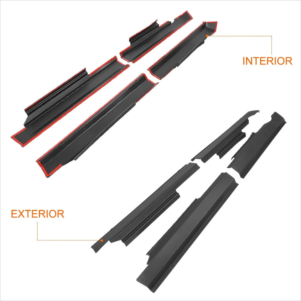 Rocker Panel Sill Plate Cover for Dodge Ram 1500-3500 Crew Cab (2009–2020)