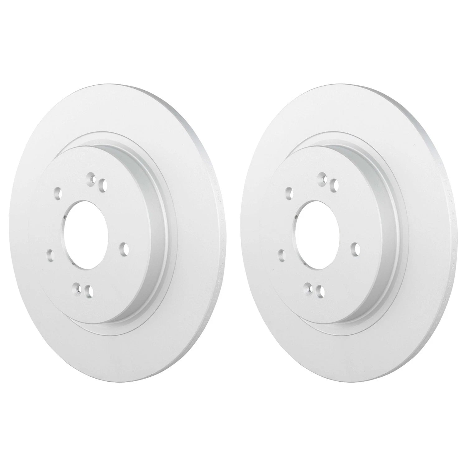 Set of 2 Bosch QuietCast Rear Disc Brake Rotors for Santa Fe Telluride (2020–2023)